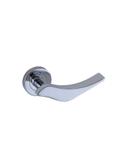 LUTINO SATINE CHROME POIGNEE SUR ROSACE GT