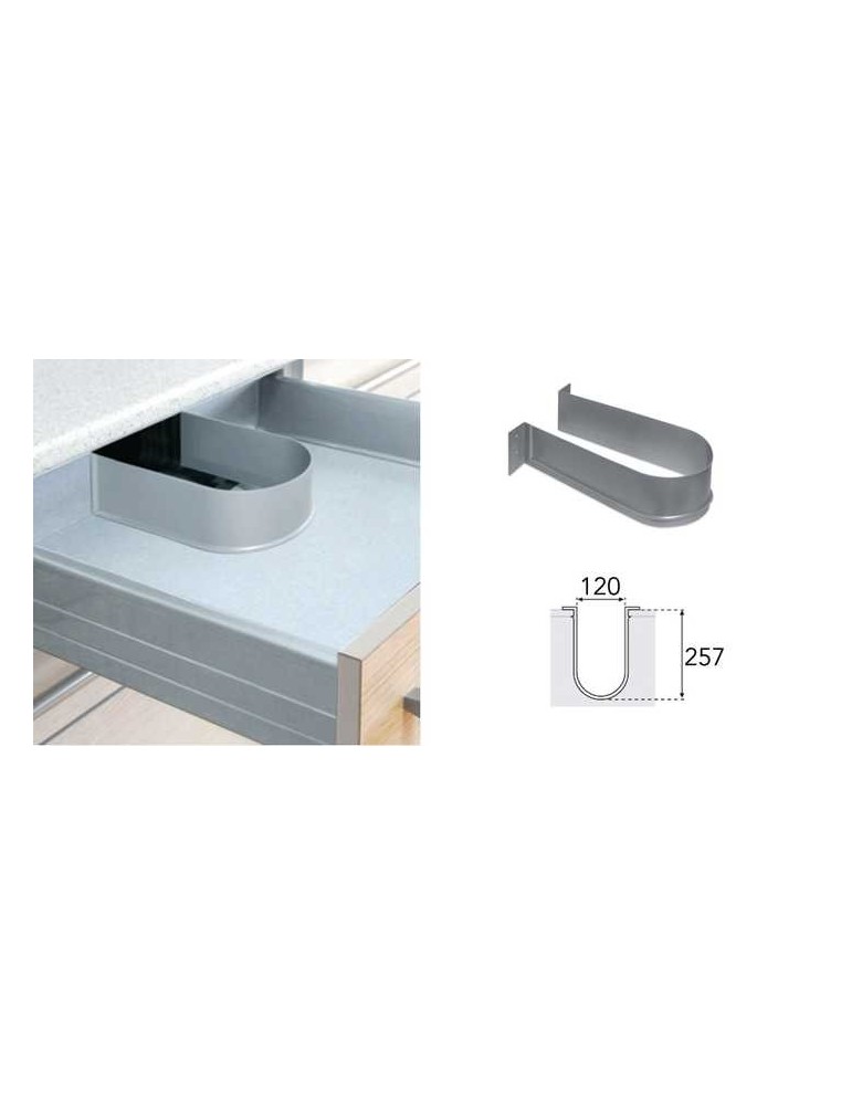 CACHE SIPHON ROND ALUMINIUM