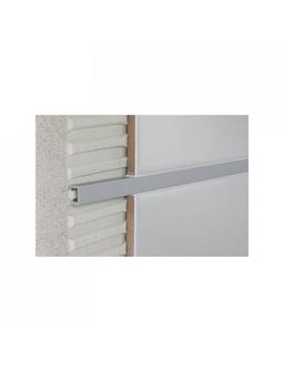 PROFILE EN U POUR FAIENCE ALUMINIUM CHROME
