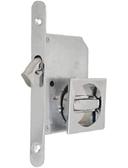 WC CARRE CHROME POIGNEE+SERRURE 7