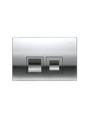 DELTA Plaque 35 CHROME CARRE