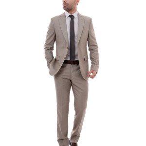 Costume homme beige