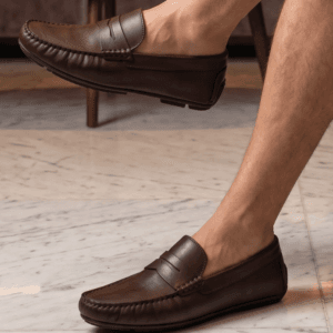 Mocassins Homme Cuir Marron