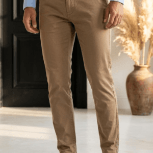 chino homme camel