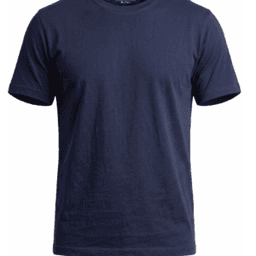 Basique Col Rond Marine