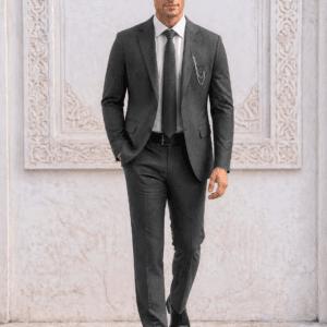 Costume Foncé Coupe Droite