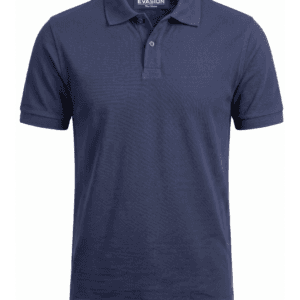 uni marine homme coton piqué