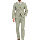 Costume Clair Coupe Droite