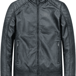 Blouson simili cuir Foncé ref 005-049