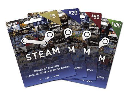 STEAM CARTE DE RECHARGE DOLLAR