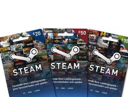 STEAM CARTE DE RECHARGE EURO