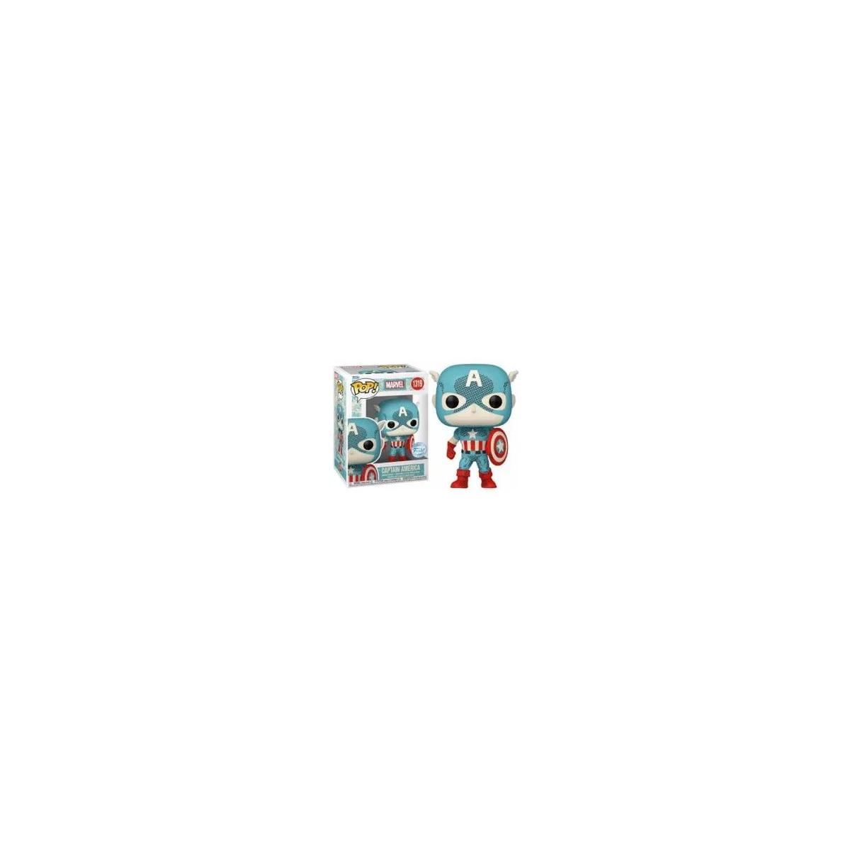 Pop Marvel: D100 Retro Captain America Exclusi