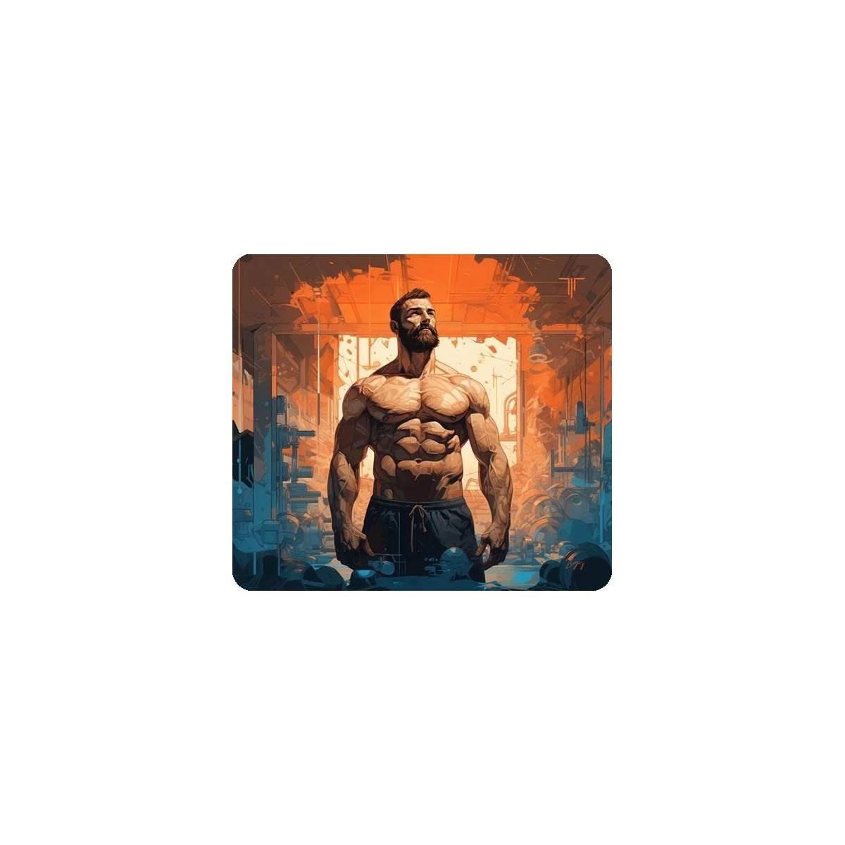 TAPIS TITAN L071 BODYBUILDING 45 40 cm 4 mm