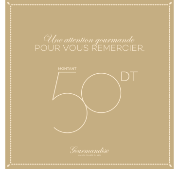 Carte Cadeau 50 DT