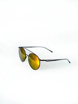 Aviateur Verres Miroir Doré