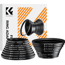 Filter Ring Adapter Set, Camera Lens Metal Stepping Rings Kit