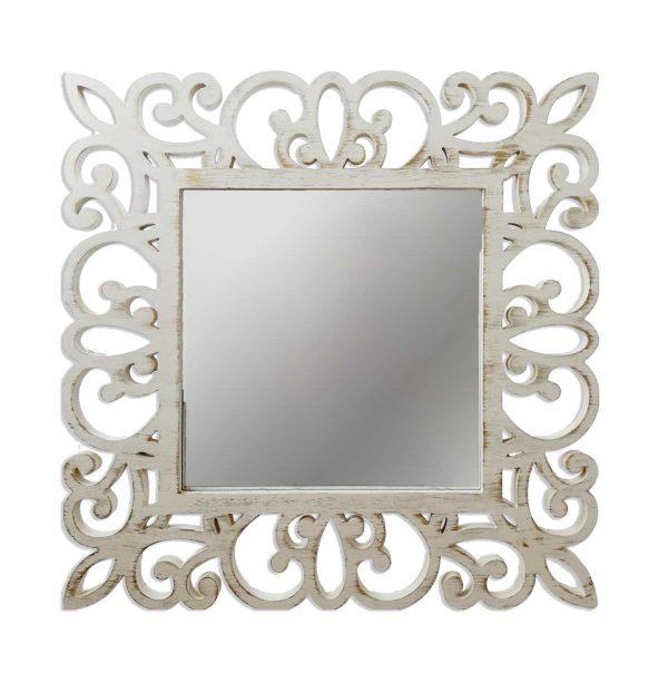 carré Miroir doré grège