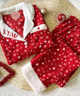 Pyjama Chemise Polaire Star