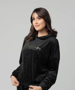 Pyjama Velours Capuche « BELIEVE »