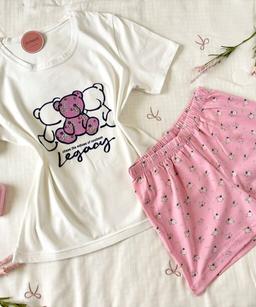 Pyjama Short Demi Manches Coton &
