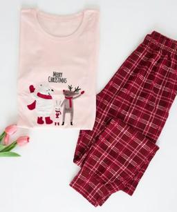 Pyjama Coton & Carreaux « Merry Christmas »