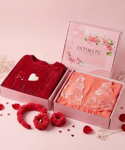 Belle Nuisette & Pyjama Polaire & Headband Set