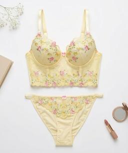 Soutien De Gorge Culotte & Fleurie