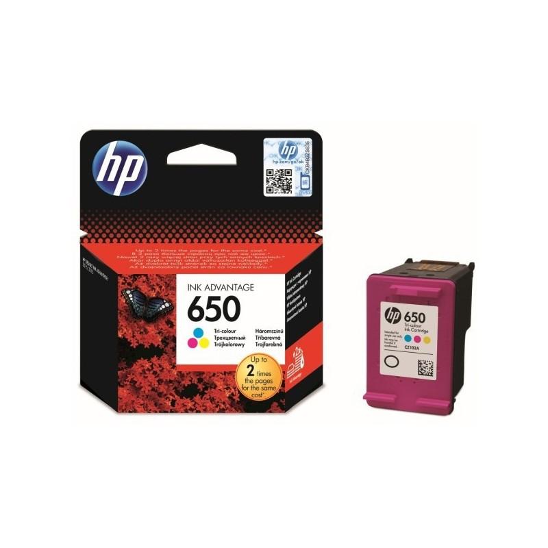 HP Cartouche Jet d’encre 650 Couleurs