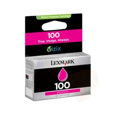 CARTOUCHE D’ENCRE LEXMARK MAGENTA N°100 S305 PRO205 805 905 14N0901E