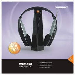 WIRELESS HEADPHONES WST-125