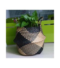 Cache-Pot Panier En Rotin