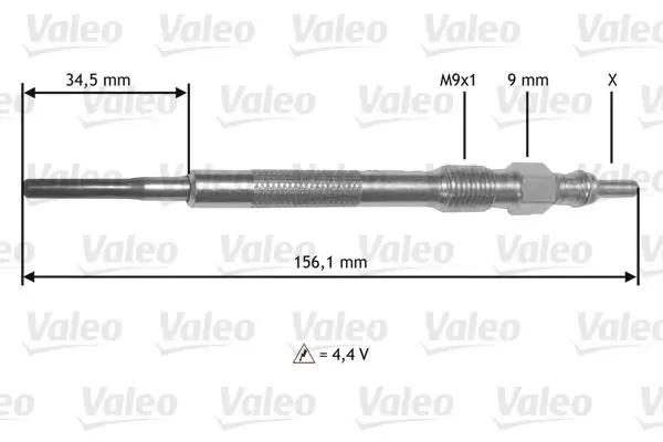 VALEO Bougie de préchauffage VALEO