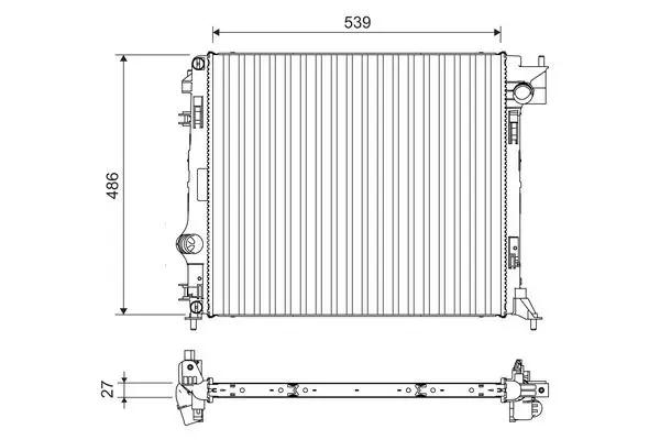 VALEO Radiateur, refroidissement du moteur VALEO