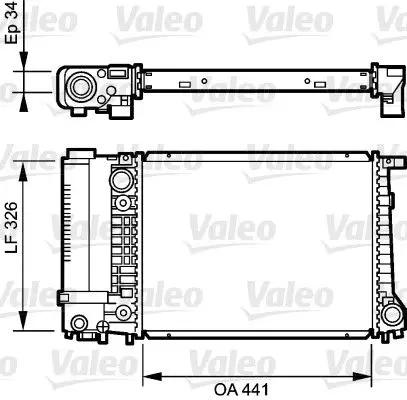 VALEO Radiateur, refroidissement du moteur VALEO