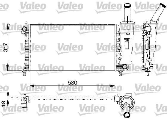 VALEO Radiateur, refroidissement du moteur VALEO
