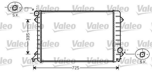 VALEO Radiateur, refroidissement du moteur VALEO