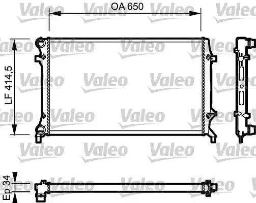 VALEO Radiateur, refroidissement du moteur VALEO