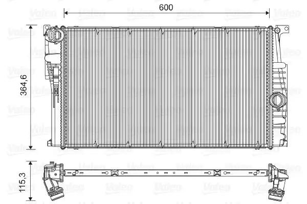 VALEO Radiateur, refroidissement du moteur VALEO