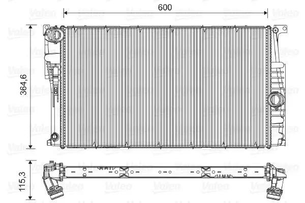 VALEO Radiateur, refroidissement du moteur VALEO