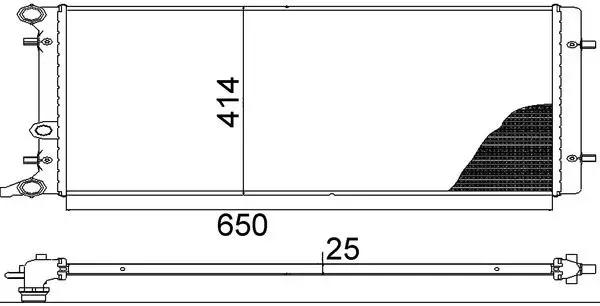 MAHLE ORIGINAL Radiateur, refroidissement du moteur MAHLE ORIGINAL