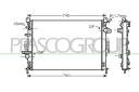 Radiateur, refroidissement du moteur PRASCO