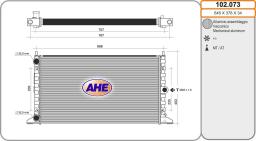 AHE Radiateur, refroidissement du moteur AHE