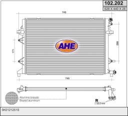 AHE Radiateur, refroidissement du moteur AHE