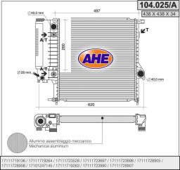 AHE Radiateur, refroidissement du moteur AHE
