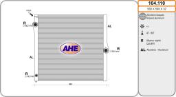 AHE Radiateur, refroidissement du moteur AHE