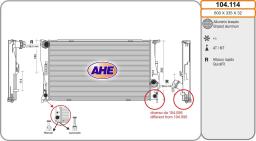 AHE Radiateur, refroidissement du moteur AHE