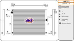 AHE Radiateur, refroidissement du moteur AHE