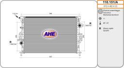 AHE Radiateur, refroidissement du moteur AHE
