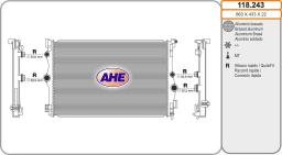 AHE Radiateur, refroidissement du moteur AHE