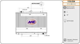 AHE Radiateur, refroidissement du moteur AHE